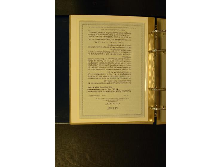 1875/1879, meist gestempelte Spezialsammlung inkl. 2 M. Innendienst mit besseren Farben, Zwischenstegpaaren, Zähnungs-Variant