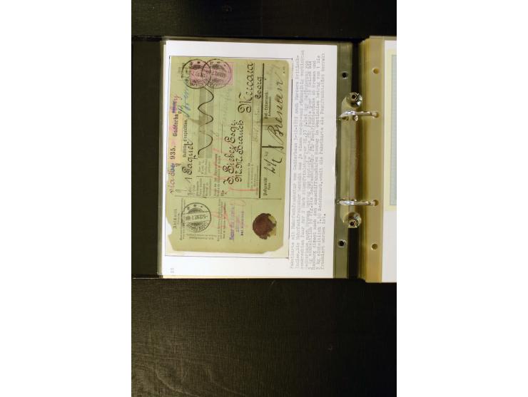 1875/1879, meist gestempelte Spezialsammlung inkl. 2 M. Innendienst mit besseren Farben, Zwischenstegpaaren, Zähnungs-Variant