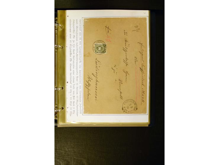 1880/1889, umfangreiche Spezialsammlung mit vielen Farben, Plattenfehlern, Zähnungs-Varianten, Zwischenstegpaaren, Einheiten,