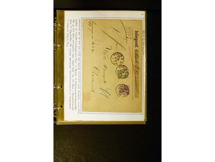 1880/1889, umfangreiche Spezialsammlung mit vielen Farben, Plattenfehlern, Zähnungs-Varianten, Zwischenstegpaaren, Einheiten,