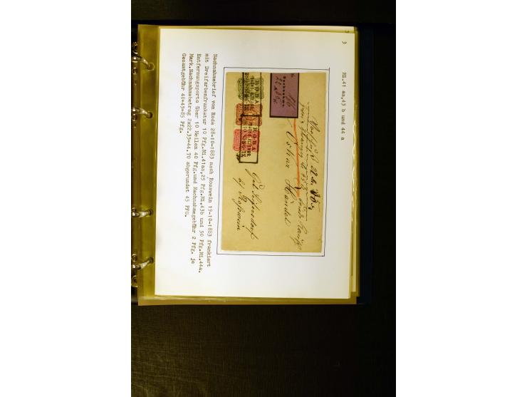 1880/1889, umfangreiche Spezialsammlung mit vielen Farben, Plattenfehlern, Zähnungs-Varianten, Zwischenstegpaaren, Einheiten,