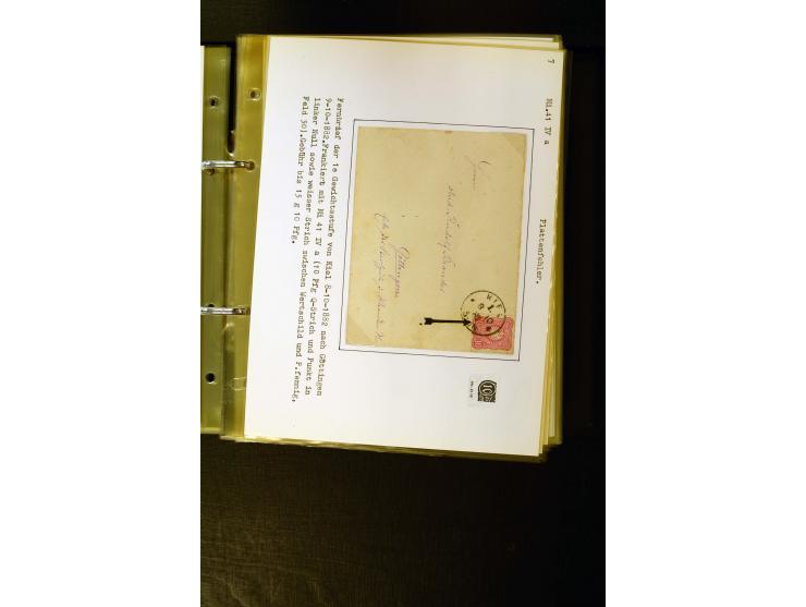 1880/1889, umfangreiche Spezialsammlung mit vielen Farben, Plattenfehlern, Zähnungs-Varianten, Zwischenstegpaaren, Einheiten,