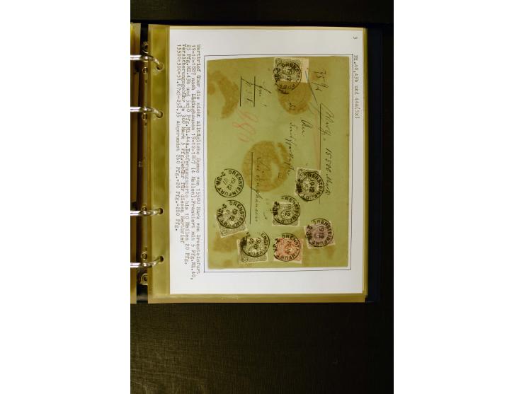 1880/1889, umfangreiche Spezialsammlung mit vielen Farben, Plattenfehlern, Zähnungs-Varianten, Zwischenstegpaaren, Einheiten,