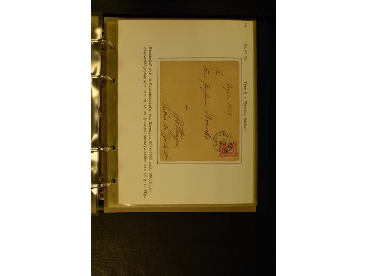 1880/1889, umfangreiche Spezialsammlung mit vielen Farben, Plattenfehlern, Zähnungs-Varianten, Zwischenstegpaaren, Einheiten,
