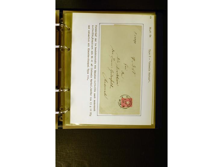 1880/1889, umfangreiche Spezialsammlung mit vielen Farben, Plattenfehlern, Zähnungs-Varianten, Zwischenstegpaaren, Einheiten,