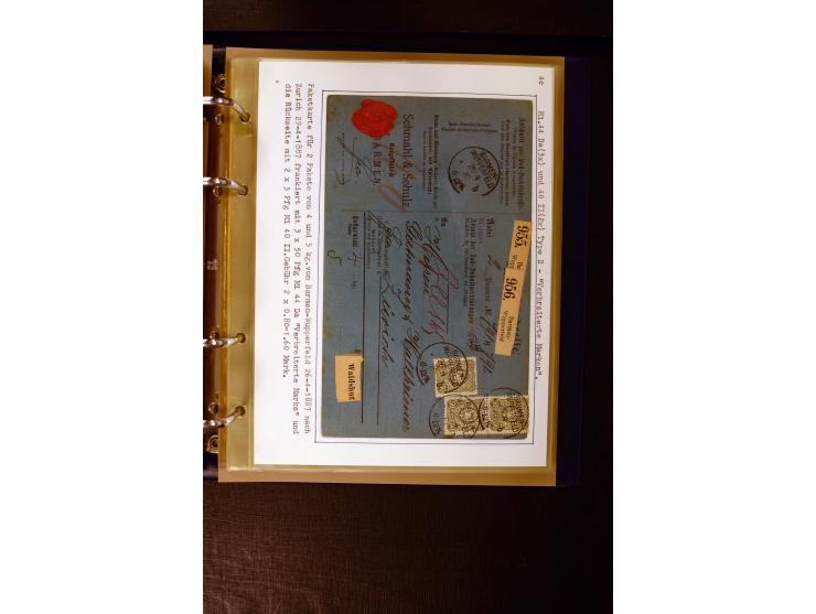 1880/1889, umfangreiche Spezialsammlung mit vielen Farben, Plattenfehlern, Zähnungs-Varianten, Zwischenstegpaaren, Einheiten,
