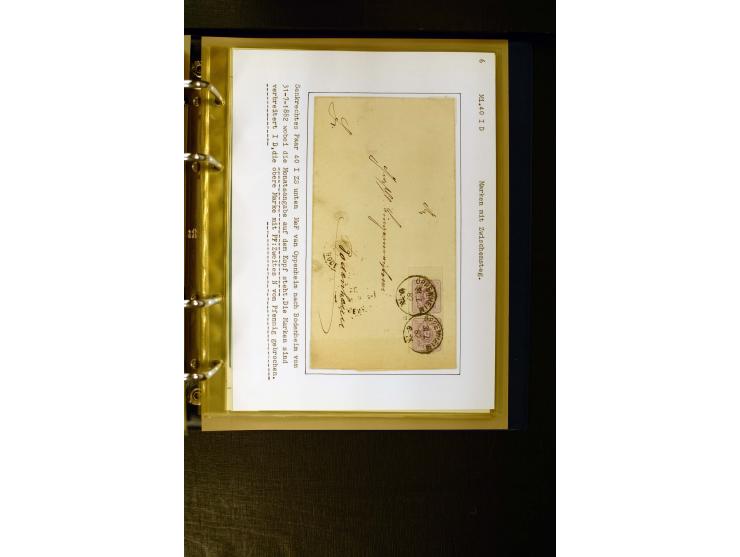 1880/1889, umfangreiche Spezialsammlung mit vielen Farben, Plattenfehlern, Zähnungs-Varianten, Zwischenstegpaaren, Einheiten,