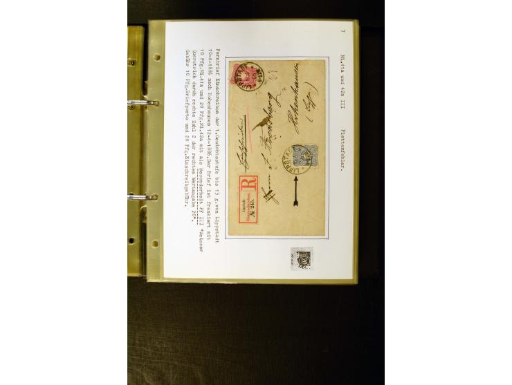 1880/1889, umfangreiche Spezialsammlung mit vielen Farben, Plattenfehlern, Zähnungs-Varianten, Zwischenstegpaaren, Einheiten,