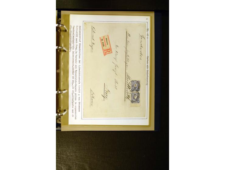 1880/1889, umfangreiche Spezialsammlung mit vielen Farben, Plattenfehlern, Zähnungs-Varianten, Zwischenstegpaaren, Einheiten,