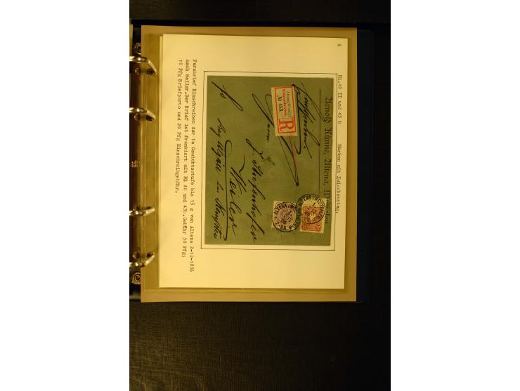 1880/1889, umfangreiche Spezialsammlung mit vielen Farben, Plattenfehlern, Zähnungs-Varianten, Zwischenstegpaaren, Einheiten,