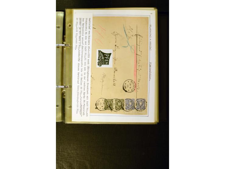 1880/1889, umfangreiche Spezialsammlung mit vielen Farben, Plattenfehlern, Zähnungs-Varianten, Zwischenstegpaaren, Einheiten,