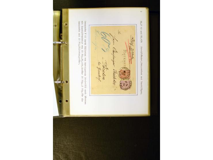 1880/1889, umfangreiche Spezialsammlung mit vielen Farben, Plattenfehlern, Zähnungs-Varianten, Zwischenstegpaaren, Einheiten,