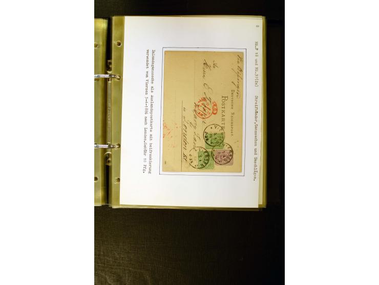 1880/1889, umfangreiche Spezialsammlung mit vielen Farben, Plattenfehlern, Zähnungs-Varianten, Zwischenstegpaaren, Einheiten,