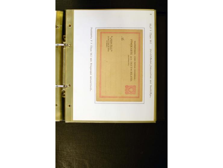 1880/1889, umfangreiche Spezialsammlung mit vielen Farben, Plattenfehlern, Zähnungs-Varianten, Zwischenstegpaaren, Einheiten,