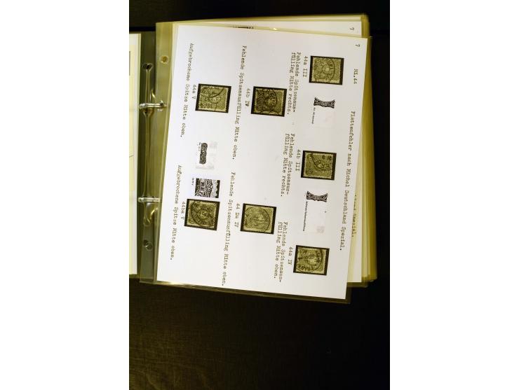 1880/1889, umfangreiche Spezialsammlung mit vielen Farben, Plattenfehlern, Zähnungs-Varianten, Zwischenstegpaaren, Einheiten,