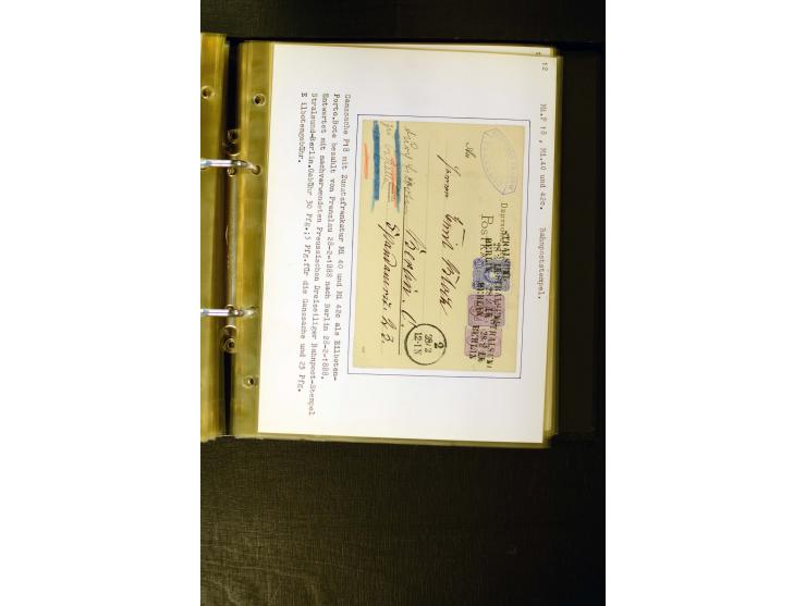 1880/1889, umfangreiche Spezialsammlung mit vielen Farben, Plattenfehlern, Zähnungs-Varianten, Zwischenstegpaaren, Einheiten,