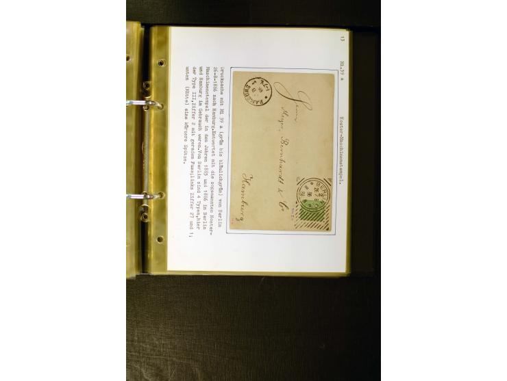1880/1889, umfangreiche Spezialsammlung mit vielen Farben, Plattenfehlern, Zähnungs-Varianten, Zwischenstegpaaren, Einheiten,