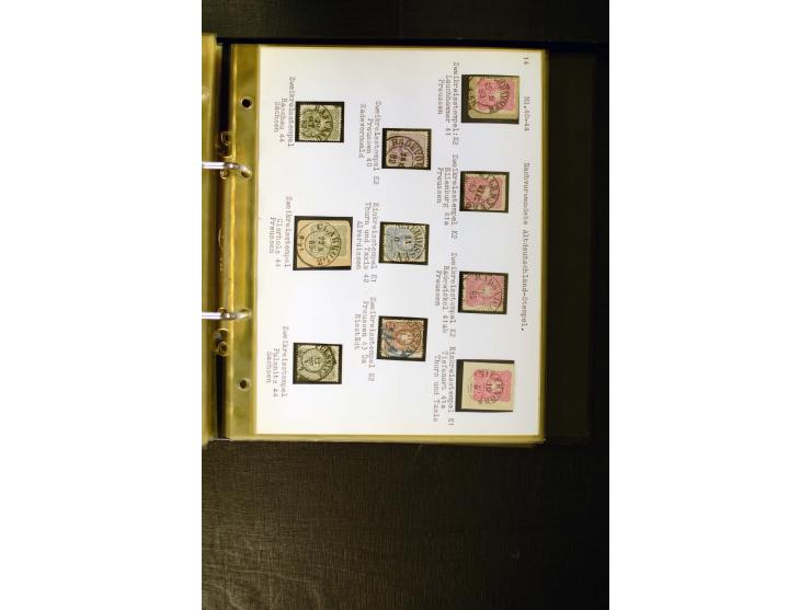 1880/1889, umfangreiche Spezialsammlung mit vielen Farben, Plattenfehlern, Zähnungs-Varianten, Zwischenstegpaaren, Einheiten,