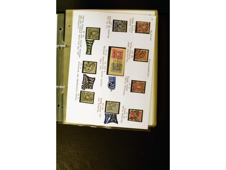 1880/1889, umfangreiche Spezialsammlung mit vielen Farben, Plattenfehlern, Zähnungs-Varianten, Zwischenstegpaaren, Einheiten,