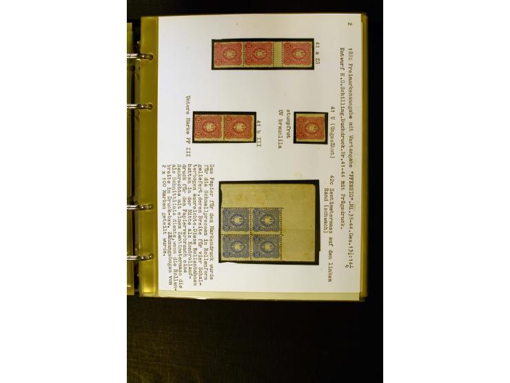 1880/1889, umfangreiche Spezialsammlung mit vielen Farben, Plattenfehlern, Zähnungs-Varianten, Zwischenstegpaaren, Einheiten,