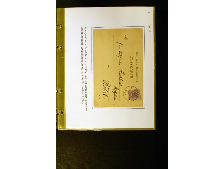 1880/1889, umfangreiche Spezialsammlung mit vielen Farben, Plattenfehlern, Zähnungs-Varianten, Zwischenstegpaaren, Einheiten,