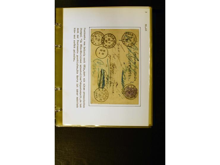 1880/1889, umfangreiche Spezialsammlung mit vielen Farben, Plattenfehlern, Zähnungs-Varianten, Zwischenstegpaaren, Einheiten,