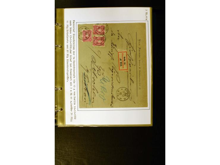 1880/1889, umfangreiche Spezialsammlung mit vielen Farben, Plattenfehlern, Zähnungs-Varianten, Zwischenstegpaaren, Einheiten,