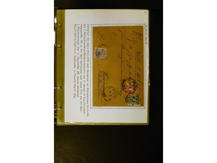 1880/1889, umfangreiche Spezialsammlung mit vielen Farben, Plattenfehlern, Zähnungs-Varianten, Zwischenstegpaaren, Einheiten,