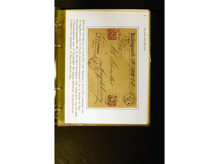 1880/1889, umfangreiche Spezialsammlung mit vielen Farben, Plattenfehlern, Zähnungs-Varianten, Zwischenstegpaaren, Einheiten,