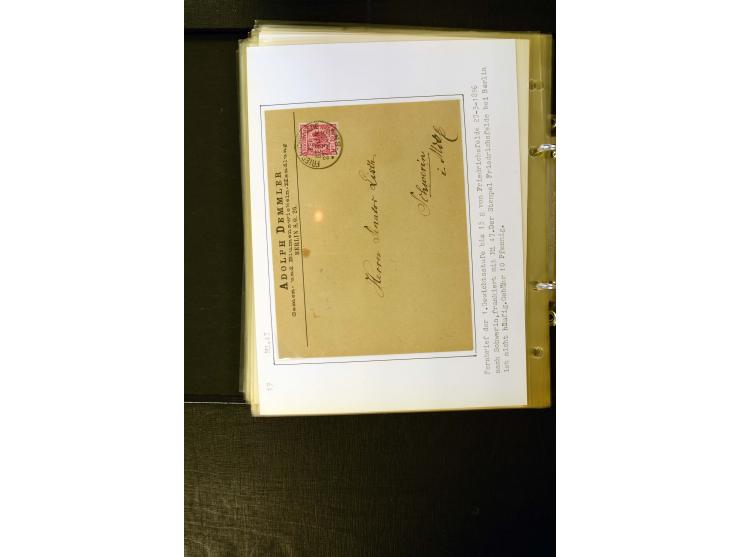 1890/1899, umfangreiche Spezialsammlung mit vielen Farben, Plattenfehlern, Zähnungs-Varianten, Zwischenstegpaaren, Einheiten,