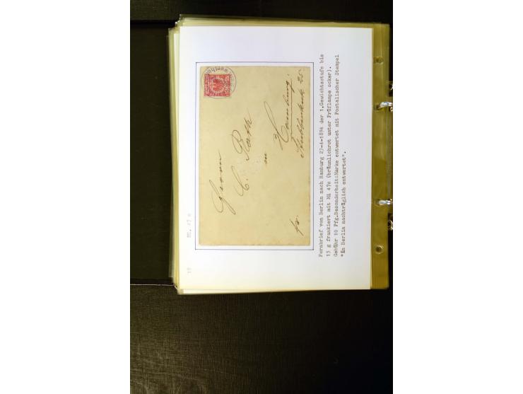 1890/1899, umfangreiche Spezialsammlung mit vielen Farben, Plattenfehlern, Zähnungs-Varianten, Zwischenstegpaaren, Einheiten,