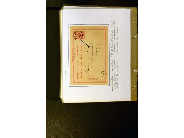 1890/1899, umfangreiche Spezialsammlung mit vielen Farben, Plattenfehlern, Zähnungs-Varianten, Zwischenstegpaaren, Einheiten,