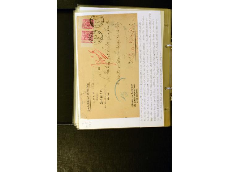 1890/1899, umfangreiche Spezialsammlung mit vielen Farben, Plattenfehlern, Zähnungs-Varianten, Zwischenstegpaaren, Einheiten,