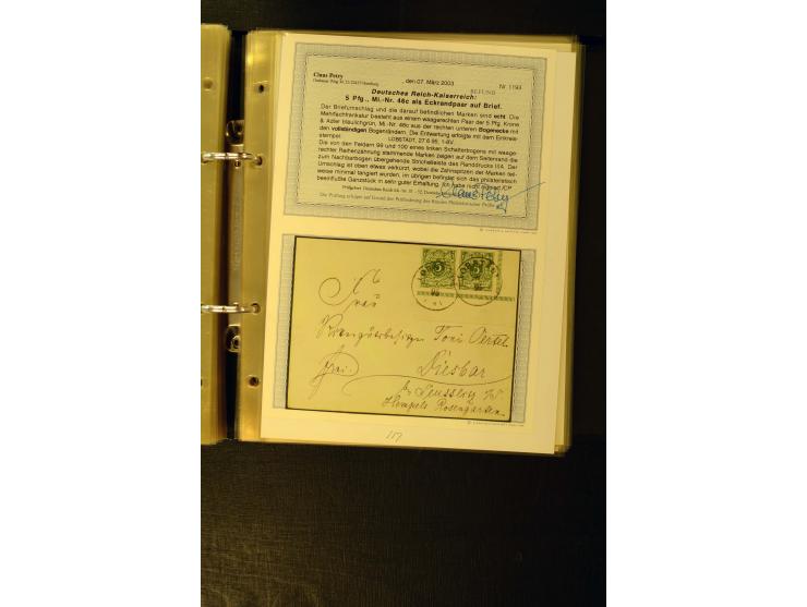 1890/1899, umfangreiche Spezialsammlung mit vielen Farben, Plattenfehlern, Zähnungs-Varianten, Zwischenstegpaaren, Einheiten,