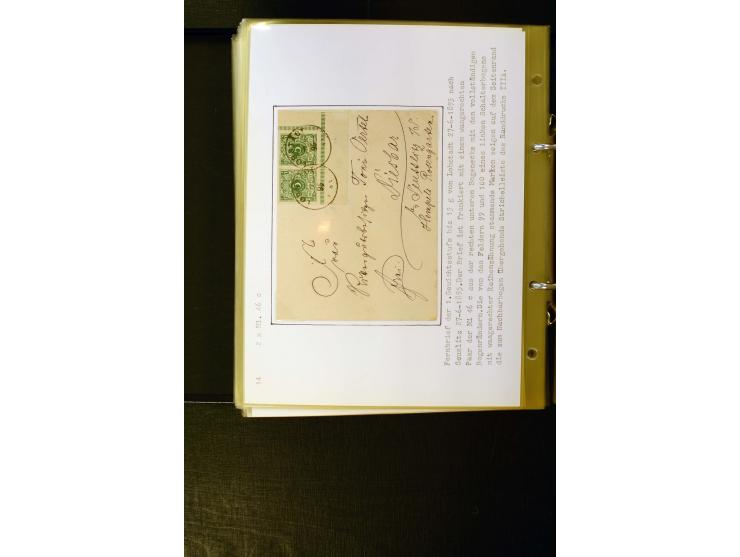 1890/1899, umfangreiche Spezialsammlung mit vielen Farben, Plattenfehlern, Zähnungs-Varianten, Zwischenstegpaaren, Einheiten,