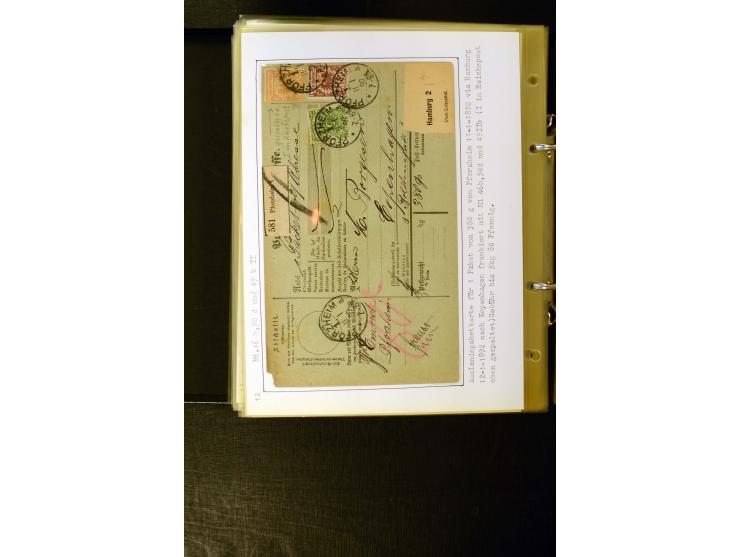 1890/1899, umfangreiche Spezialsammlung mit vielen Farben, Plattenfehlern, Zähnungs-Varianten, Zwischenstegpaaren, Einheiten,