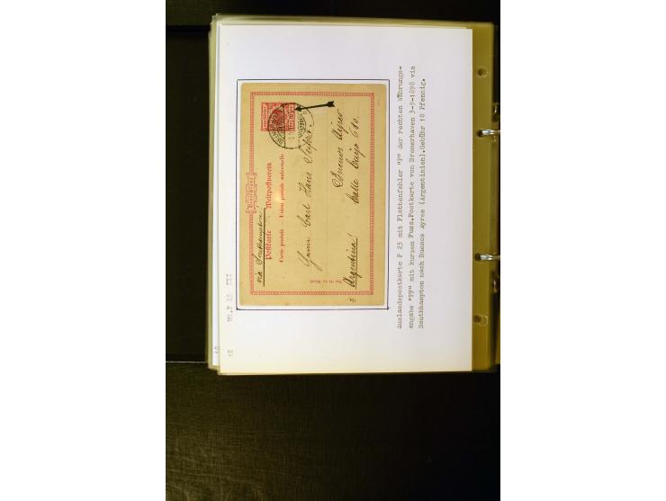 1890/1899, umfangreiche Spezialsammlung mit vielen Farben, Plattenfehlern, Zähnungs-Varianten, Zwischenstegpaaren, Einheiten,