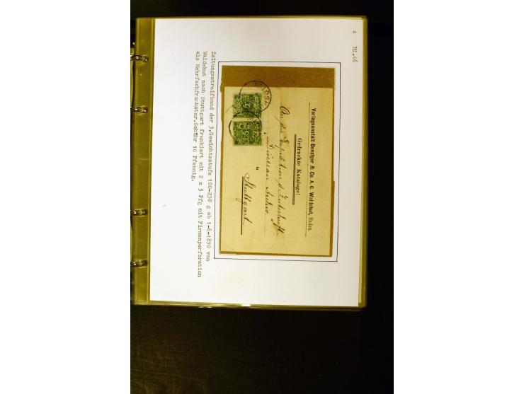 1890/1899, umfangreiche Spezialsammlung mit vielen Farben, Plattenfehlern, Zähnungs-Varianten, Zwischenstegpaaren, Einheiten,