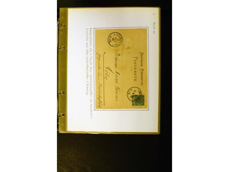 1890/1899, umfangreiche Spezialsammlung mit vielen Farben, Plattenfehlern, Zähnungs-Varianten, Zwischenstegpaaren, Einheiten,
