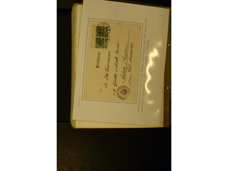 1890/1899, umfangreiche Spezialsammlung mit vielen Farben, Plattenfehlern, Zähnungs-Varianten, Zwischenstegpaaren, Einheiten,