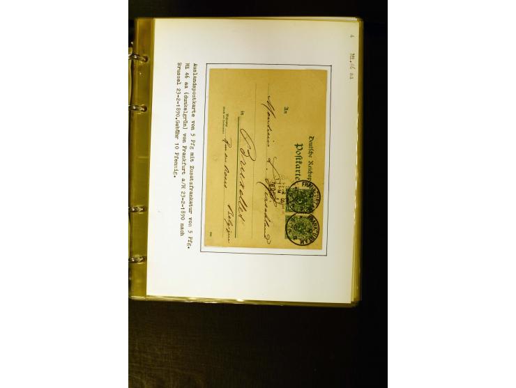 1890/1899, umfangreiche Spezialsammlung mit vielen Farben, Plattenfehlern, Zähnungs-Varianten, Zwischenstegpaaren, Einheiten,