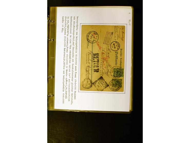 1890/1899, umfangreiche Spezialsammlung mit vielen Farben, Plattenfehlern, Zähnungs-Varianten, Zwischenstegpaaren, Einheiten,