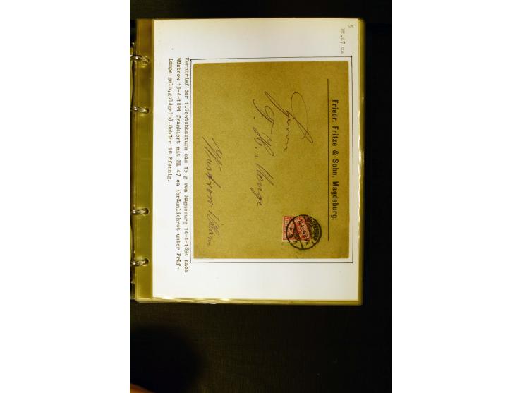 1890/1899, umfangreiche Spezialsammlung mit vielen Farben, Plattenfehlern, Zähnungs-Varianten, Zwischenstegpaaren, Einheiten,