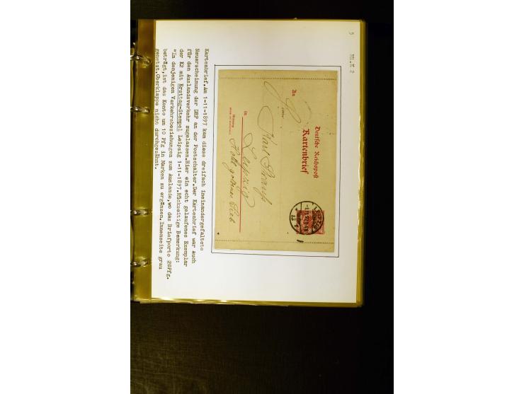 1890/1899, umfangreiche Spezialsammlung mit vielen Farben, Plattenfehlern, Zähnungs-Varianten, Zwischenstegpaaren, Einheiten,