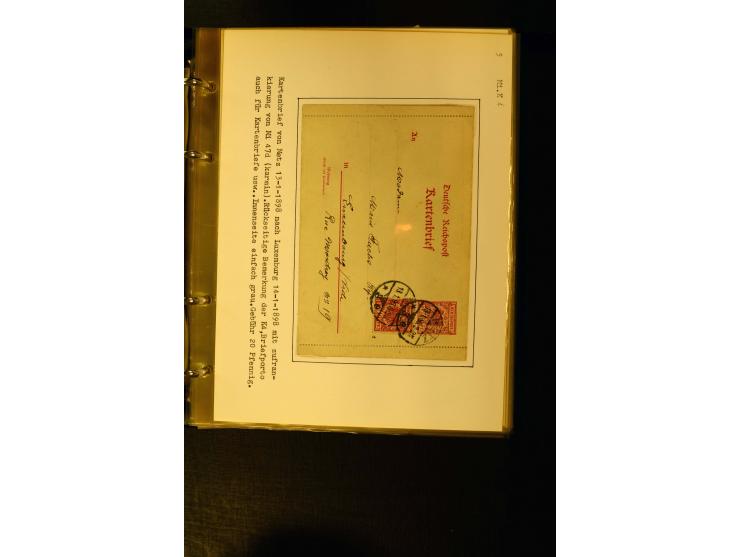 1890/1899, umfangreiche Spezialsammlung mit vielen Farben, Plattenfehlern, Zähnungs-Varianten, Zwischenstegpaaren, Einheiten,