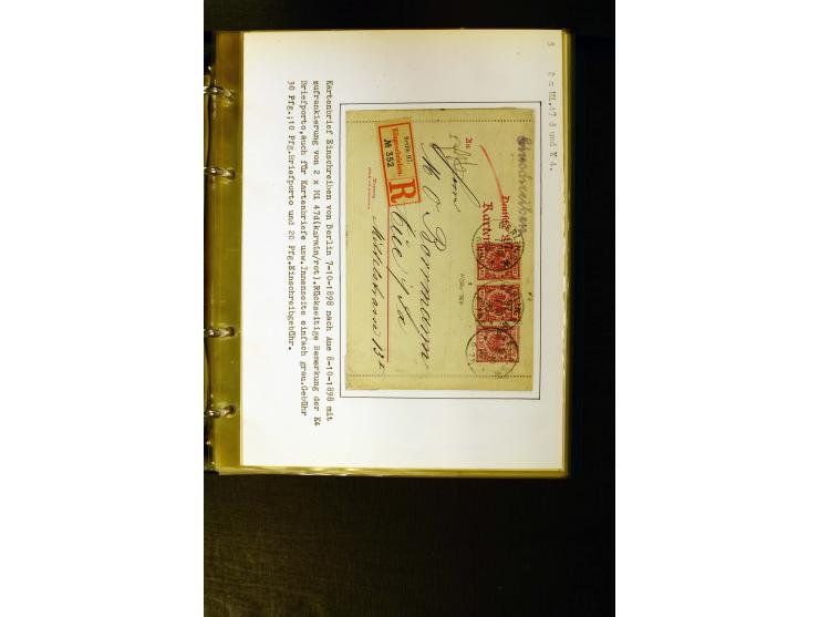 1890/1899, umfangreiche Spezialsammlung mit vielen Farben, Plattenfehlern, Zähnungs-Varianten, Zwischenstegpaaren, Einheiten,