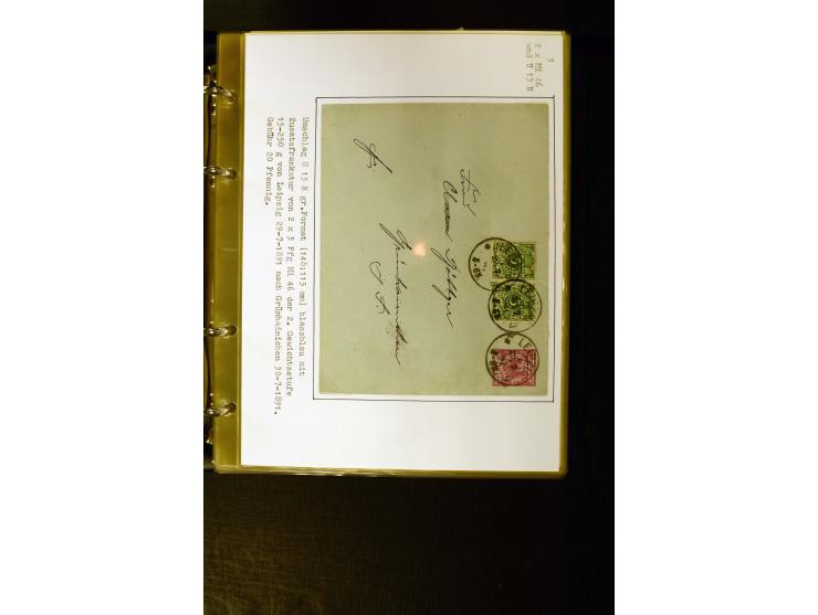 1890/1899, umfangreiche Spezialsammlung mit vielen Farben, Plattenfehlern, Zähnungs-Varianten, Zwischenstegpaaren, Einheiten,