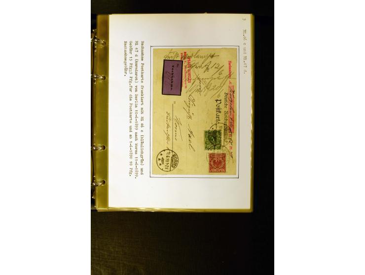 1890/1899, umfangreiche Spezialsammlung mit vielen Farben, Plattenfehlern, Zähnungs-Varianten, Zwischenstegpaaren, Einheiten,