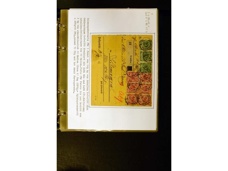 1890/1899, umfangreiche Spezialsammlung mit vielen Farben, Plattenfehlern, Zähnungs-Varianten, Zwischenstegpaaren, Einheiten,