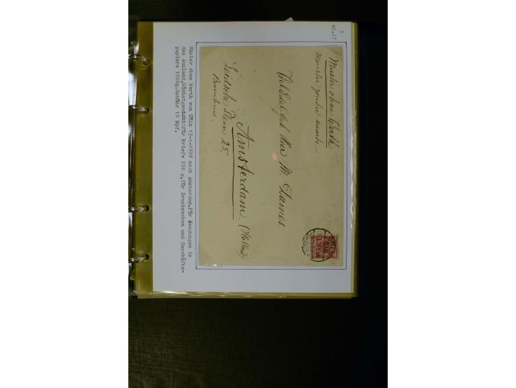1890/1899, umfangreiche Spezialsammlung mit vielen Farben, Plattenfehlern, Zähnungs-Varianten, Zwischenstegpaaren, Einheiten,